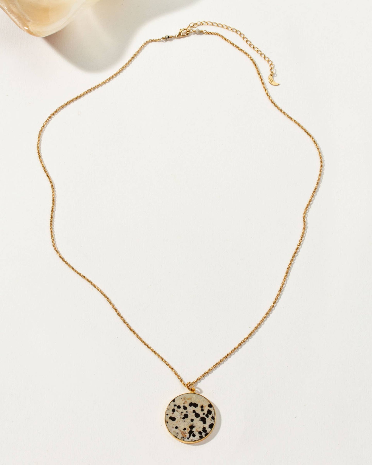 Spot On Long Medallion Halskjede