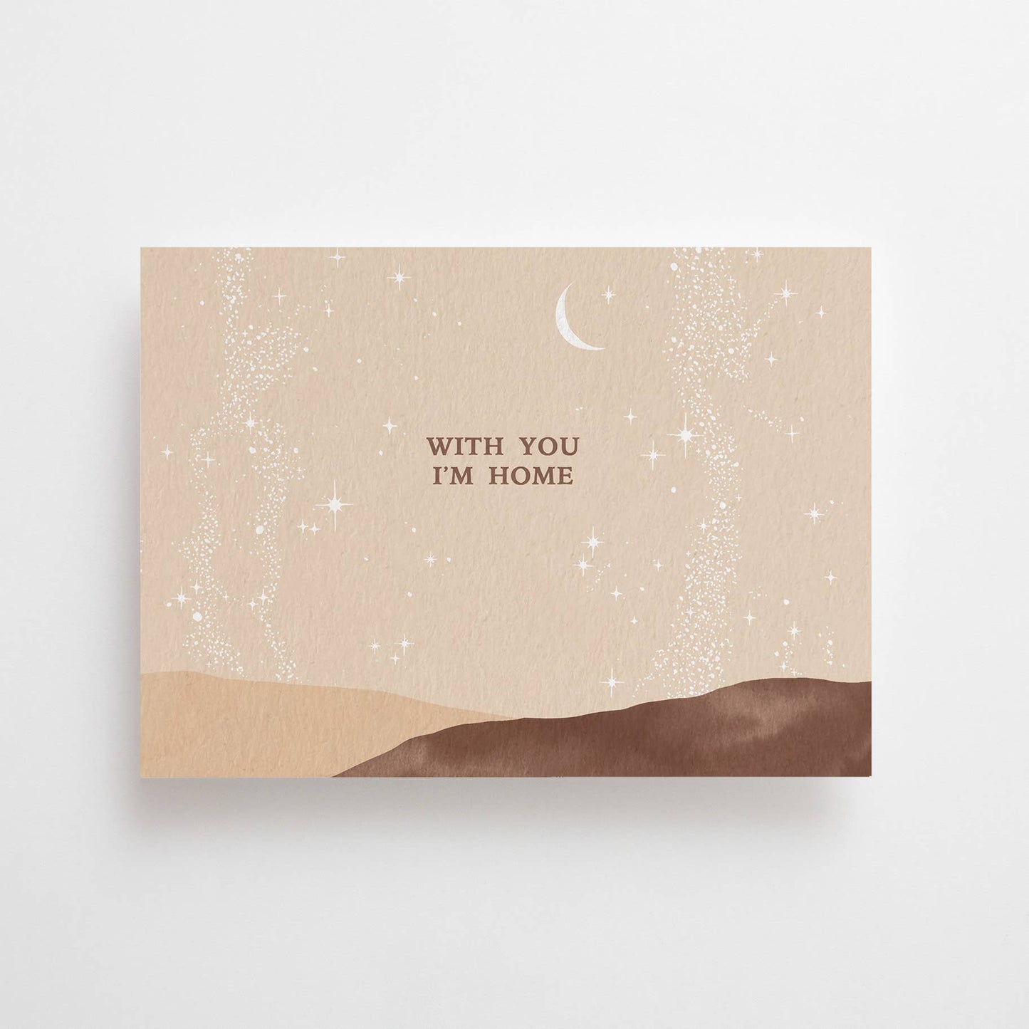 With You I'm Home Postkort