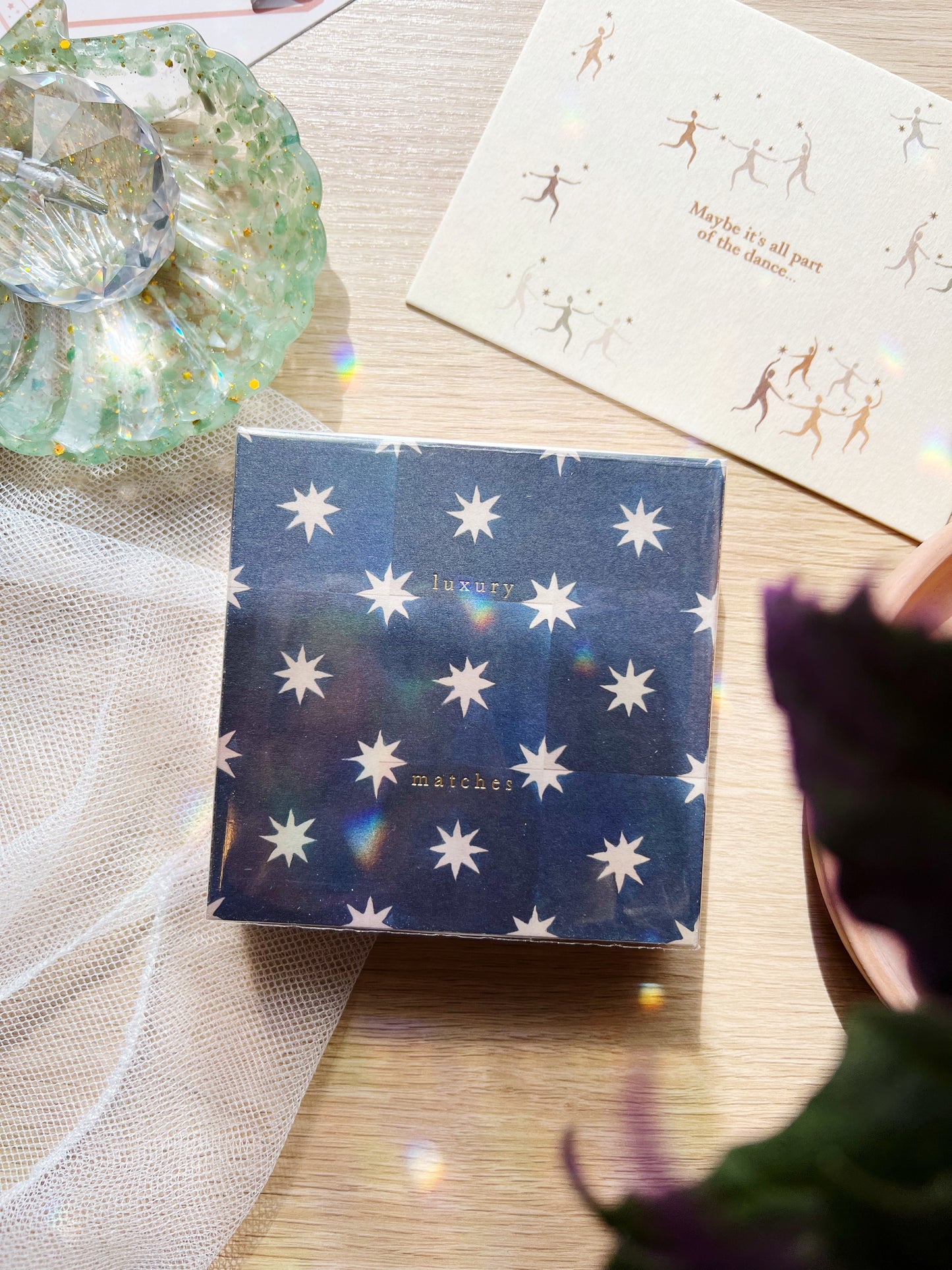 Navy Star Tile by Wanderlust Luxury Fyrstikker