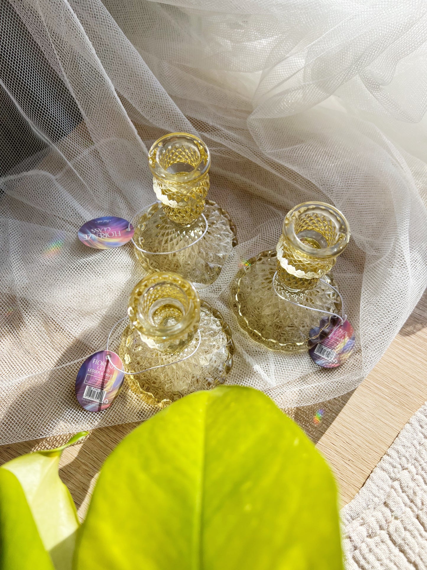 lysestake i glass – Pale