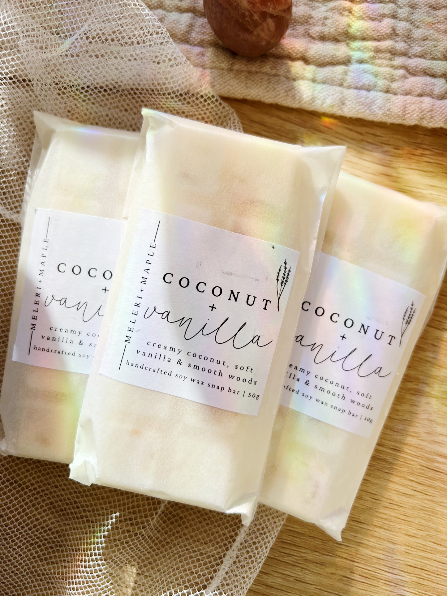 Coconut & Vanilla Snap Bar Wax Melt
