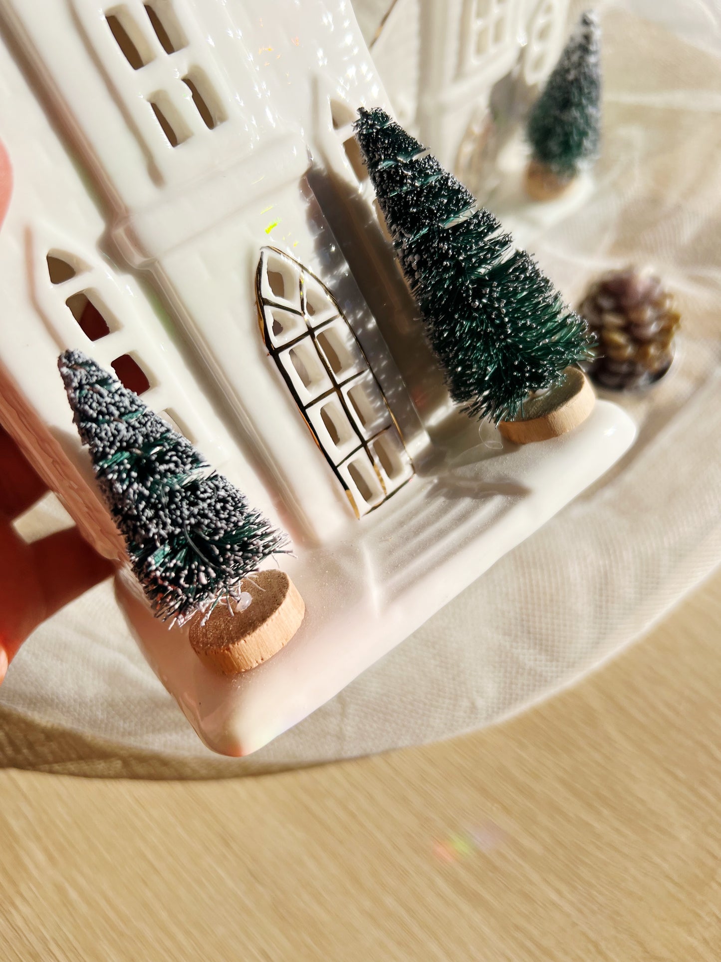 Cosy Lane Julekirke – Telysholder