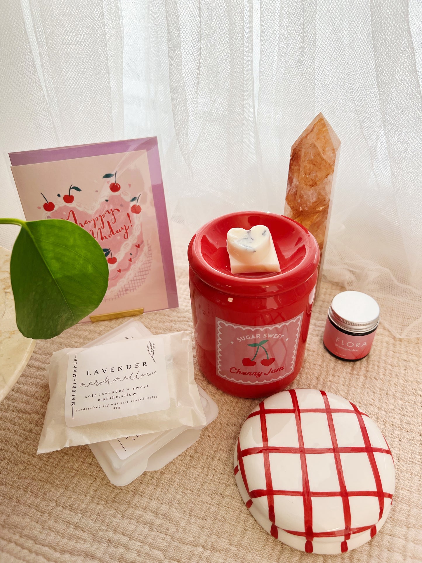 Cherry Jam Jar Wax Melt Brenner