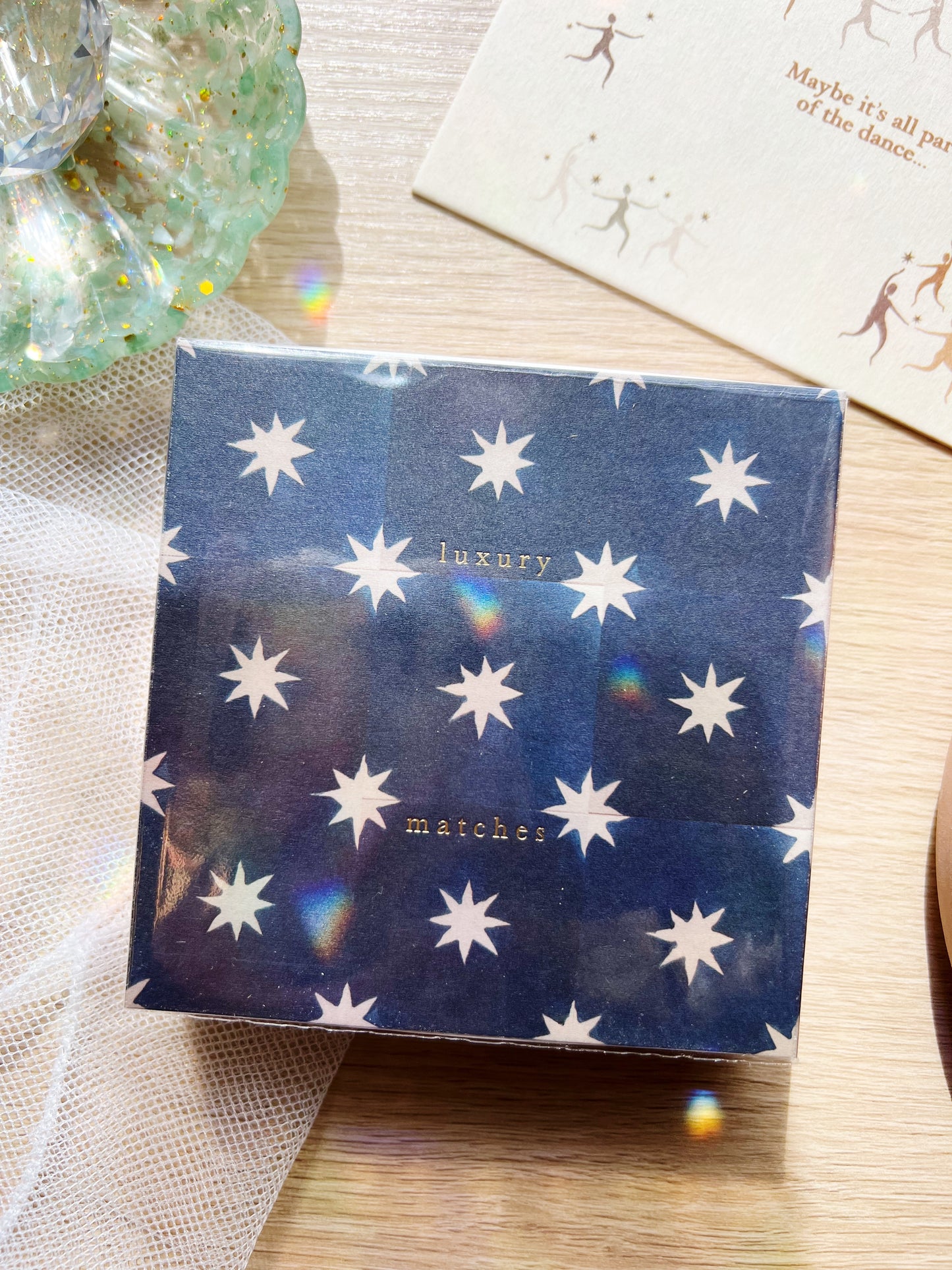 Navy Star Tile by Wanderlust Luxury Fyrstikker