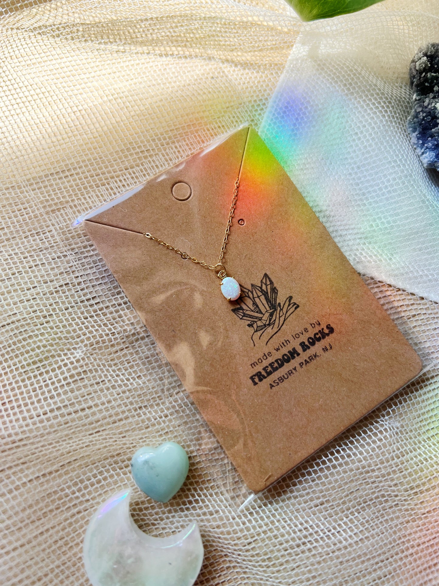 Etiopisk Opal Halskjede