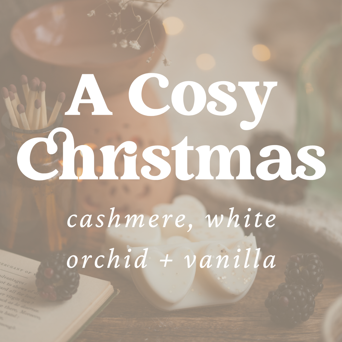 A Cosy Christmas Heart Clamshell Wax Melts