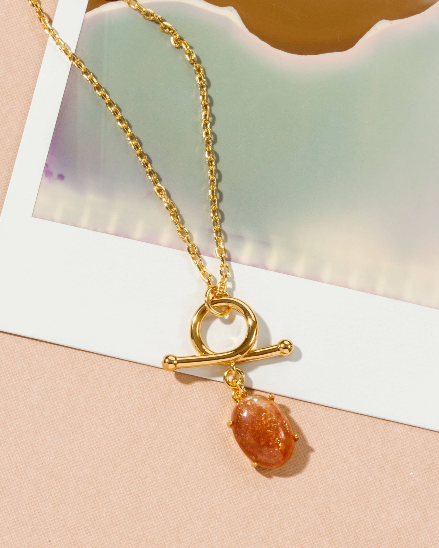 Embrace Me Long Halskjede - Sunstone