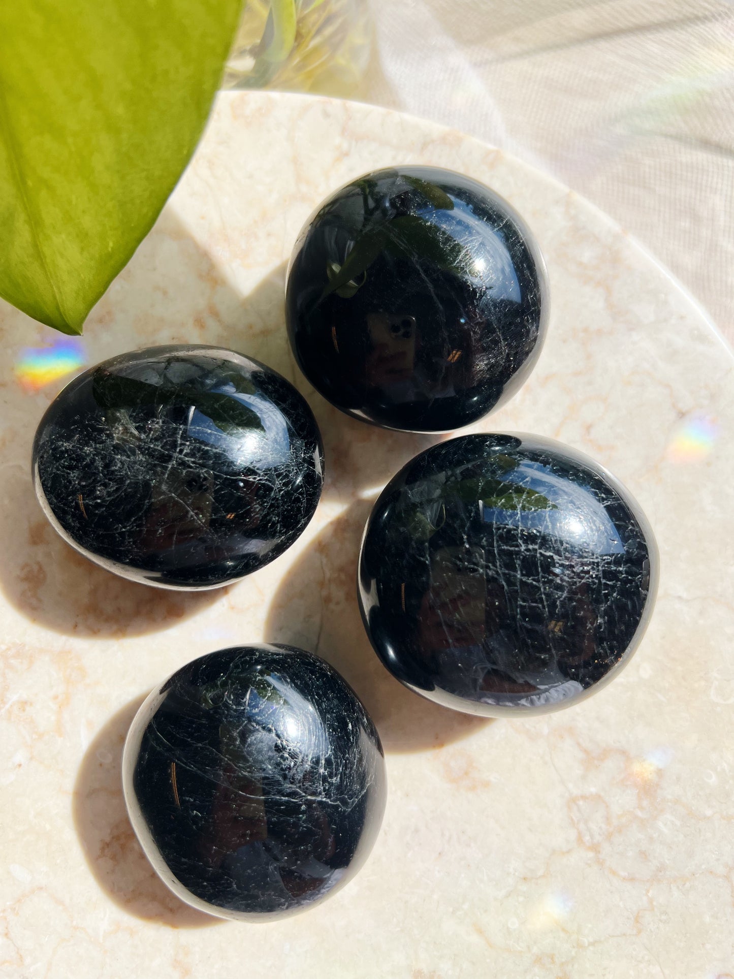 Sort Turmalin Palmstone