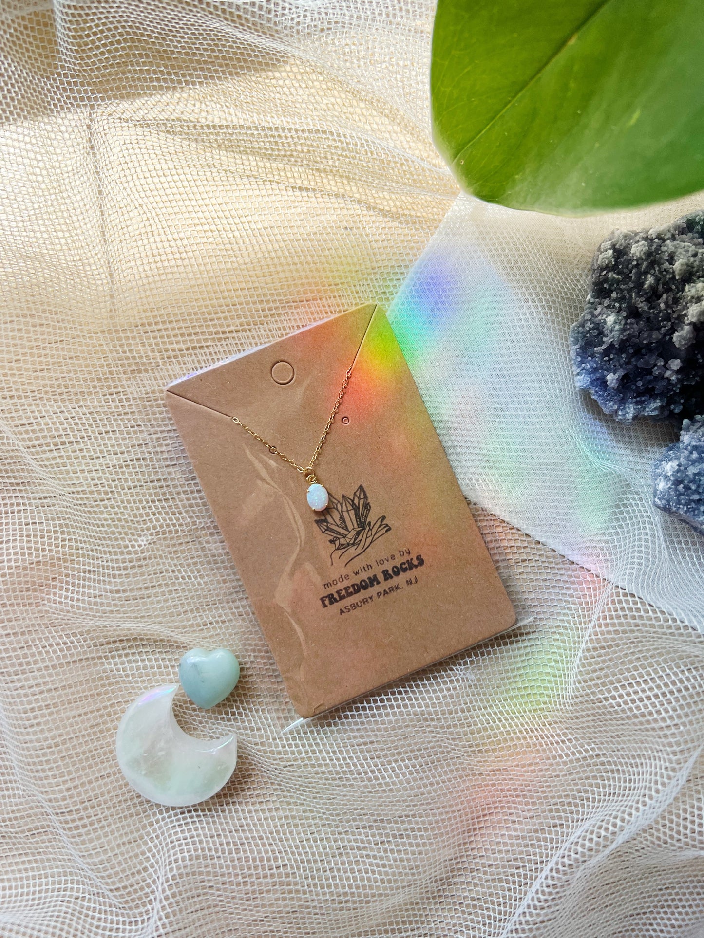 Etiopisk Opal Halskjede