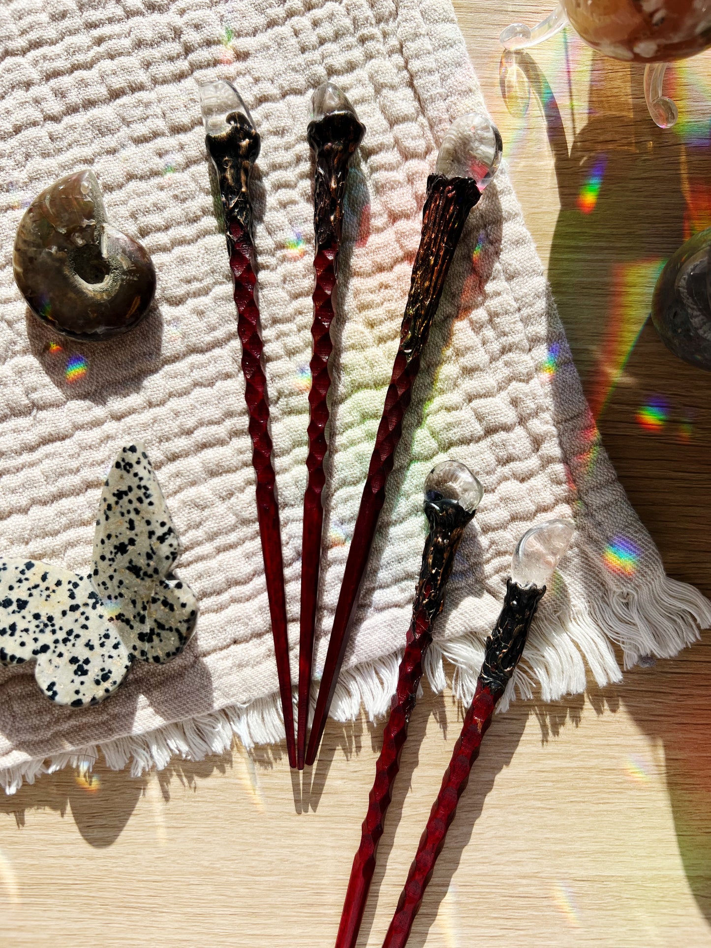 Bergkrystall Hårnål - Liten