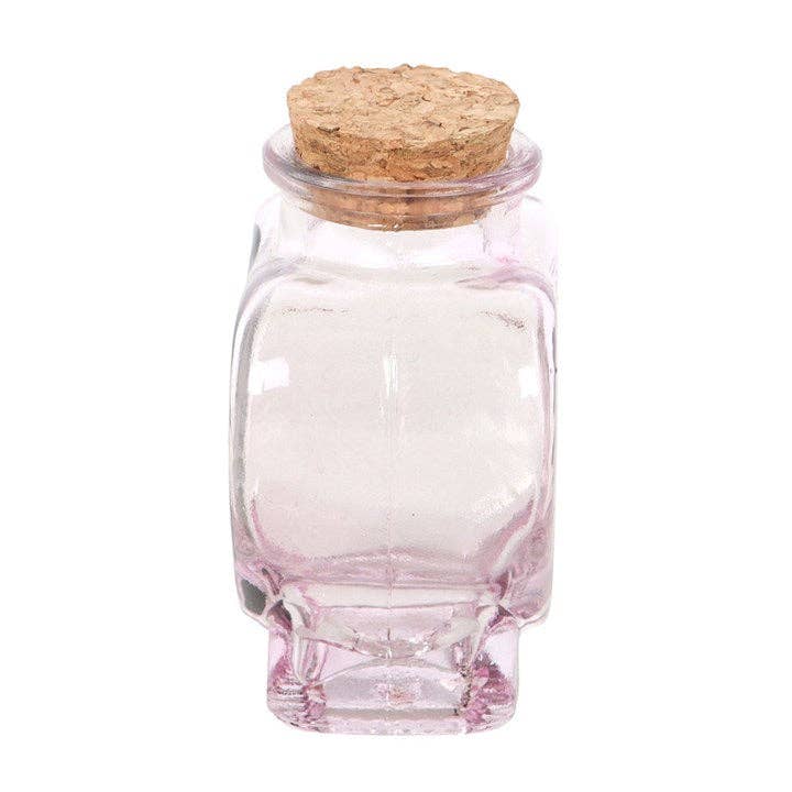 Love Potion – glassflaske i hjerteform ( 4 x 6 x 8 cm)