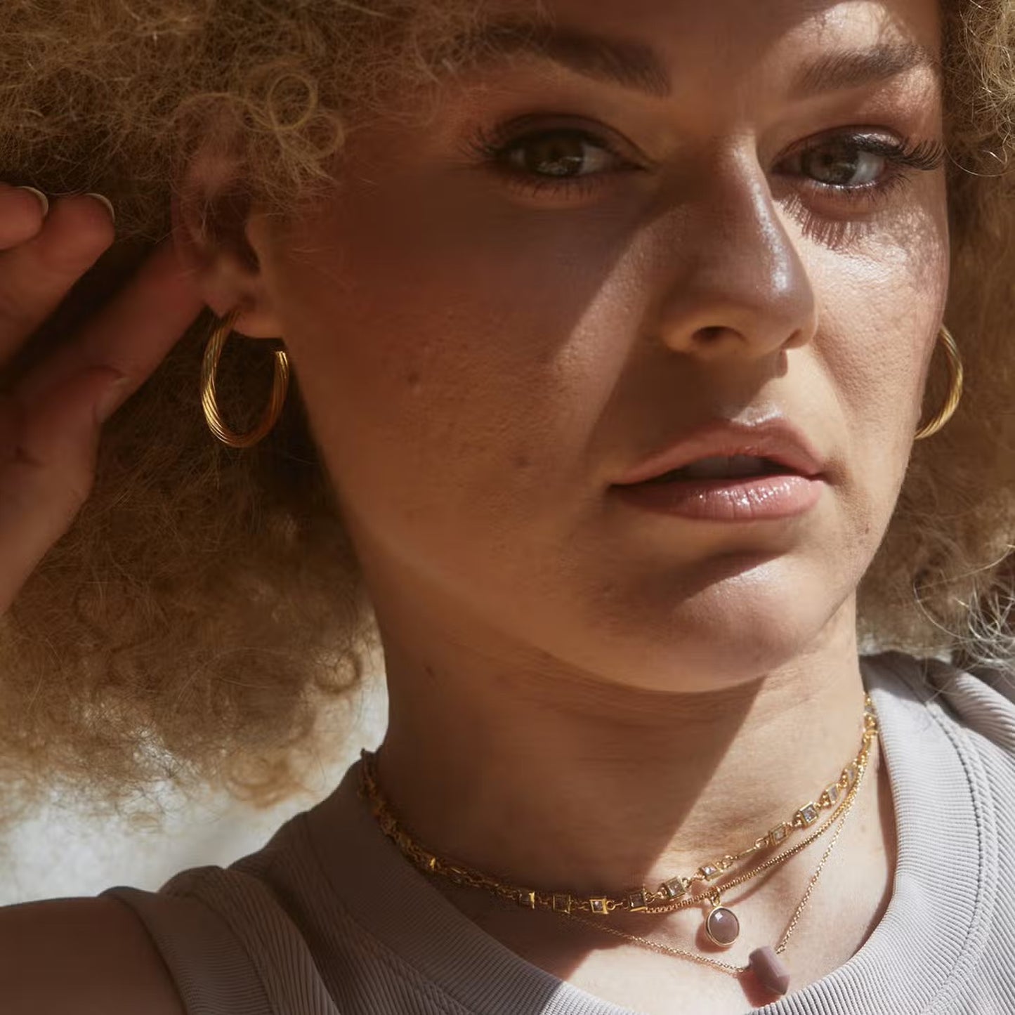 Helix Twisted Hoop Øredobber
