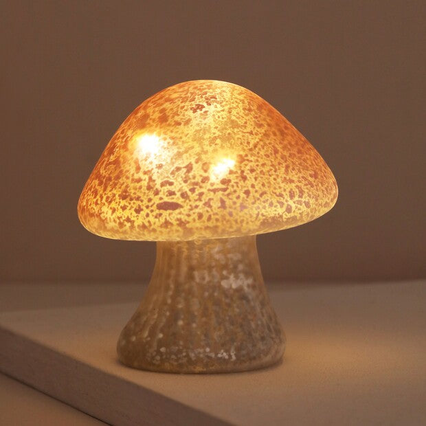 Liten Rosa Glasssopplampe