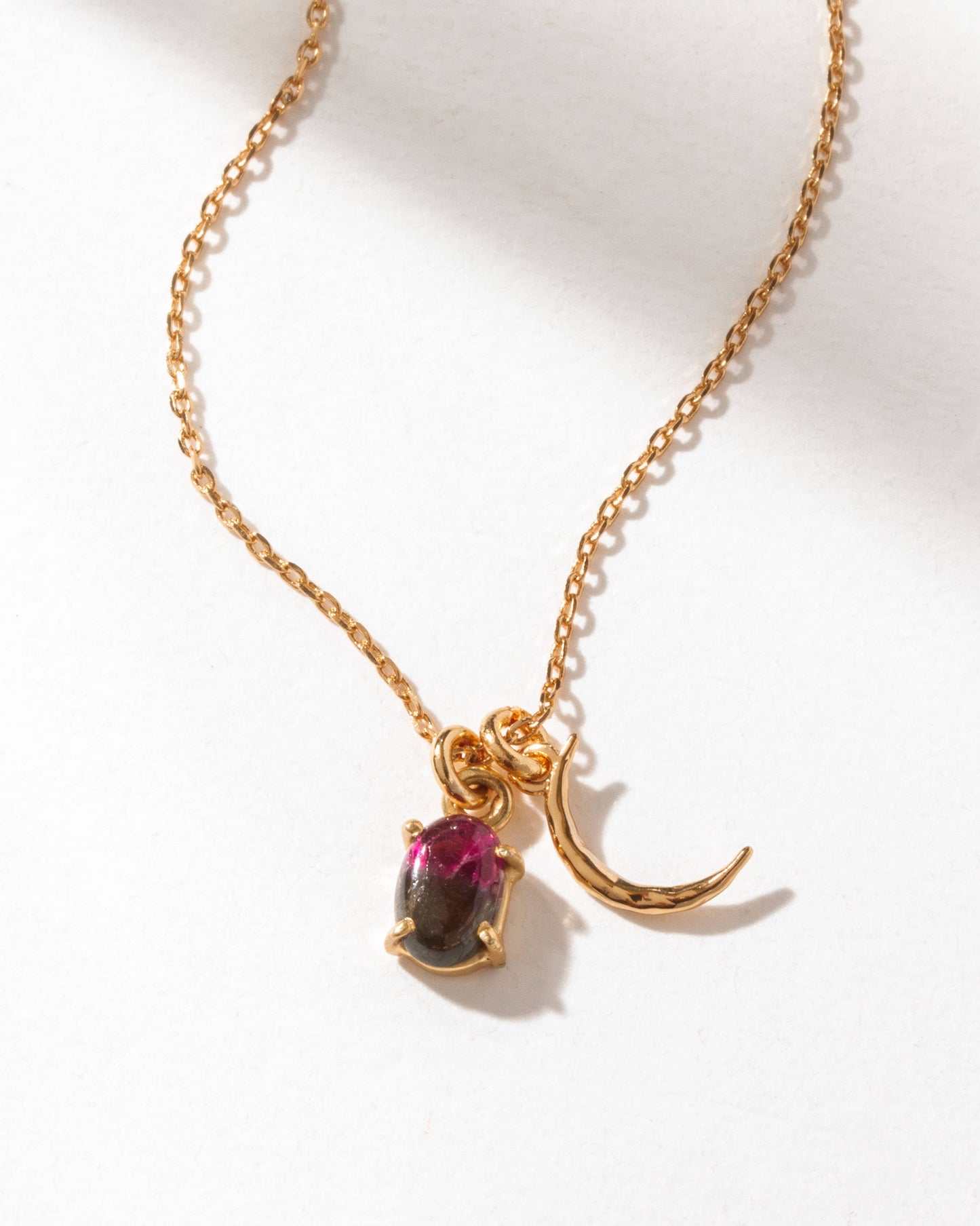 Cherished Charm Halskjede - Watermelon Tourmaline