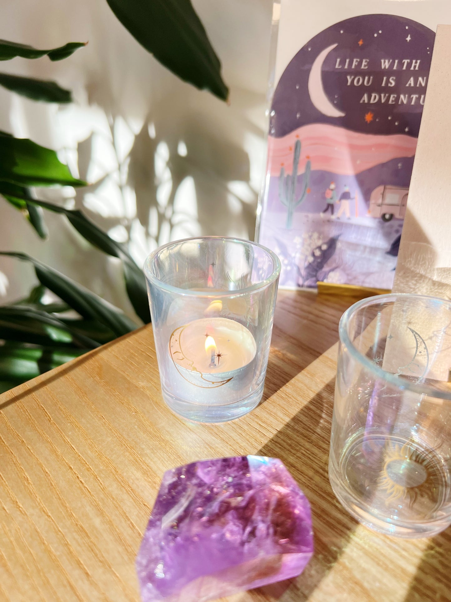 Iridescent Sun and Moon Telysholdere