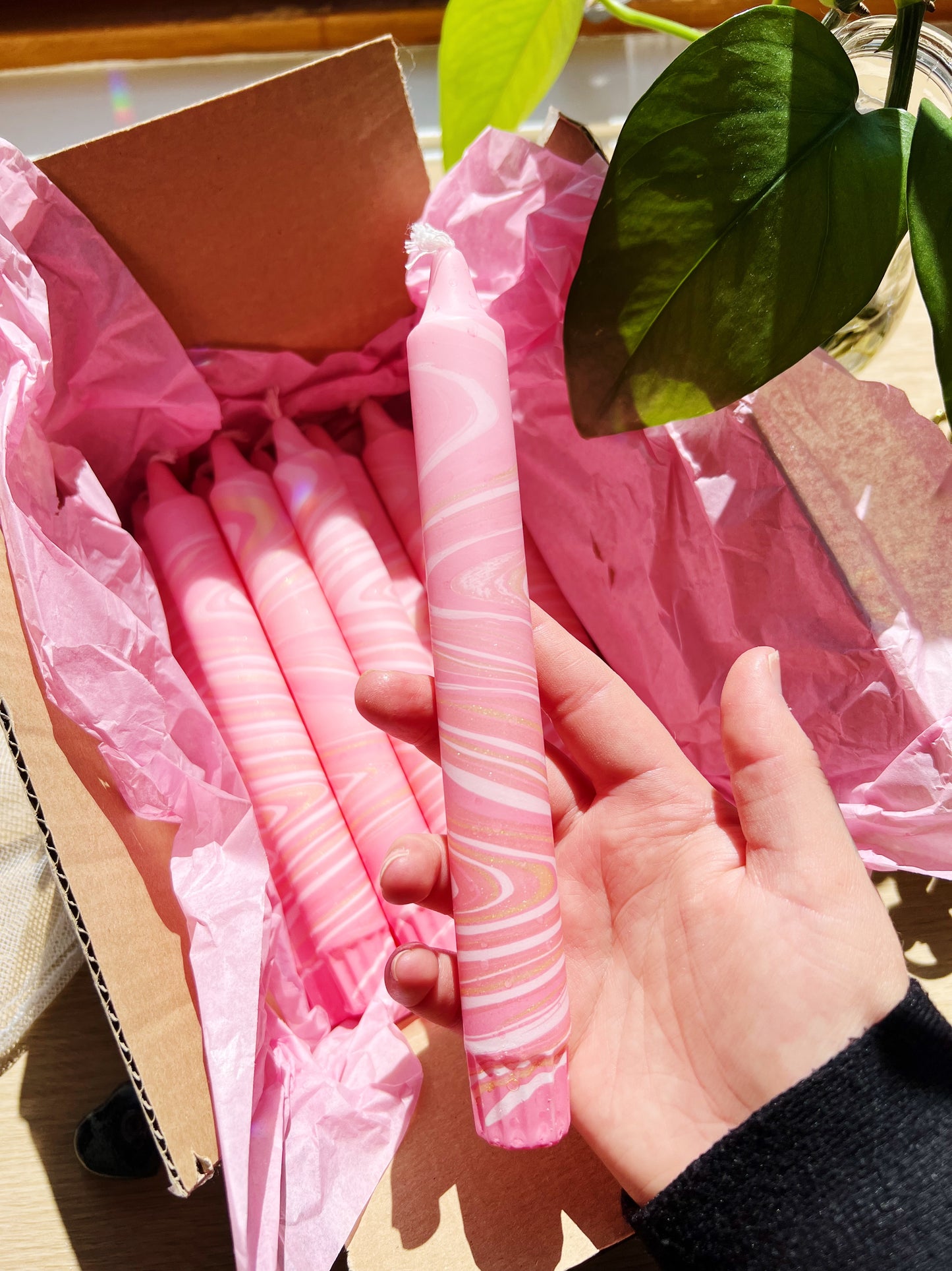 Marble Pink & Gold Luxe: Pink Kronelys