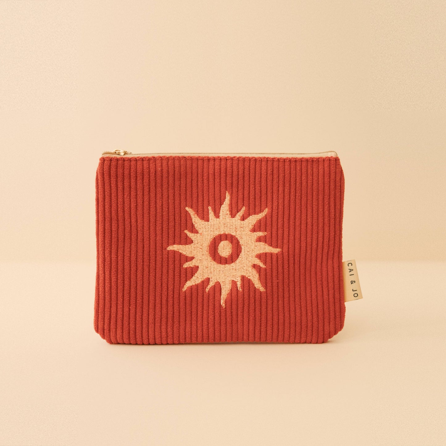Corduroy Pouch Rust
