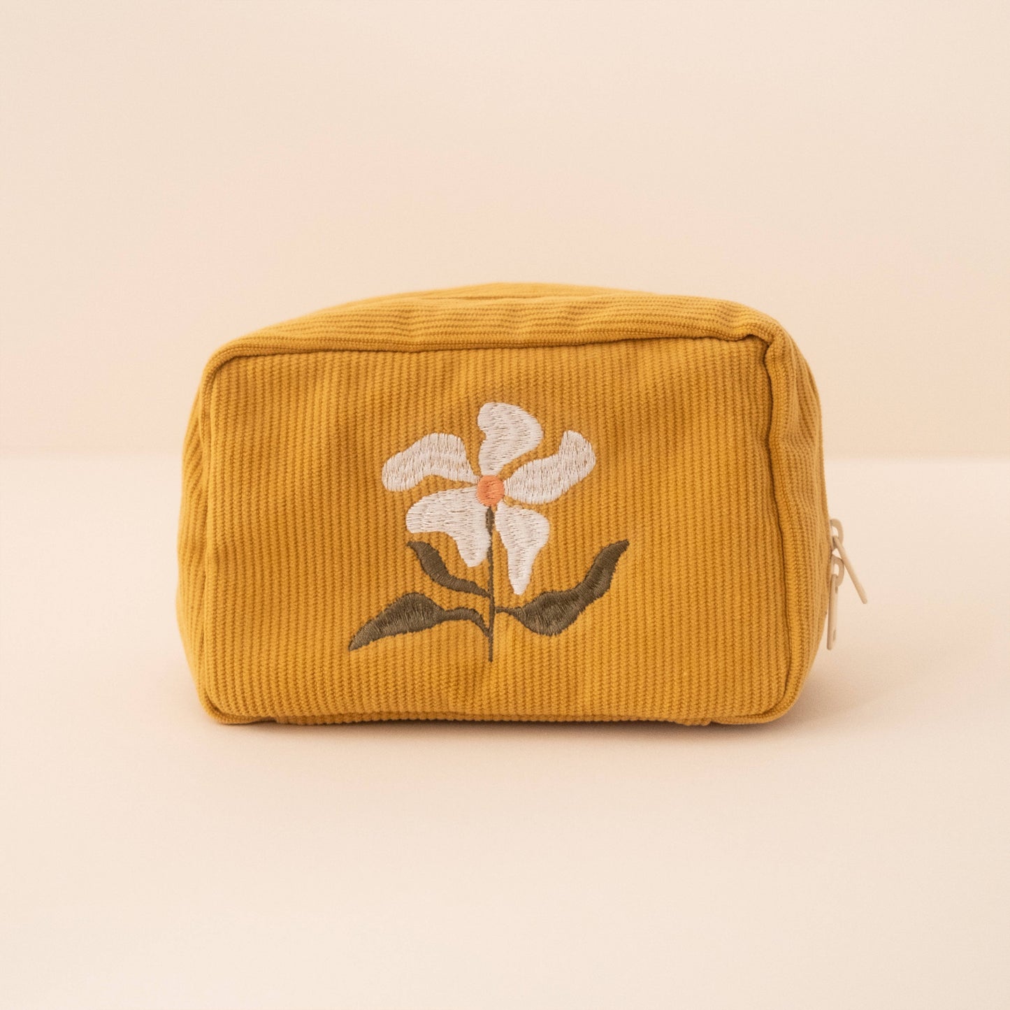 Corduroy Makeup Bag Marigold