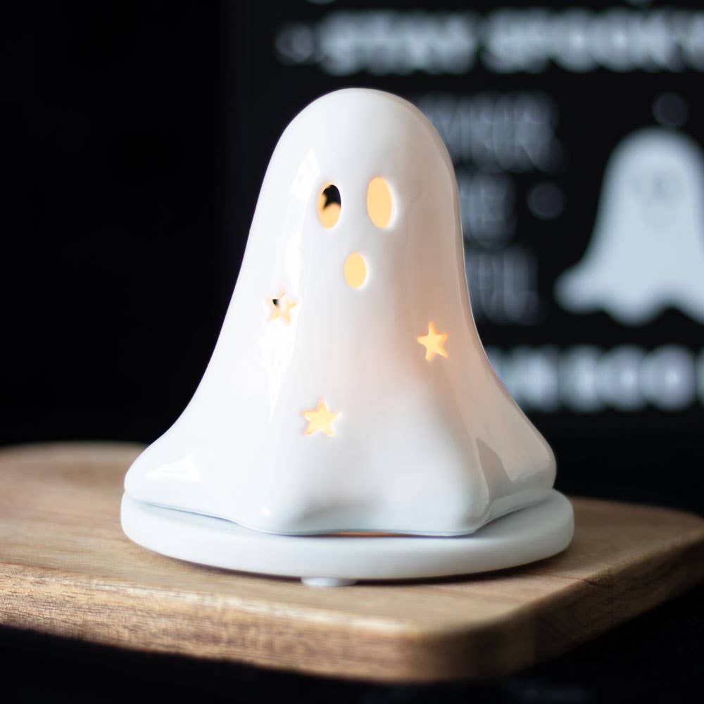 Booo Ghost Telys og Røkelseskjegleholder