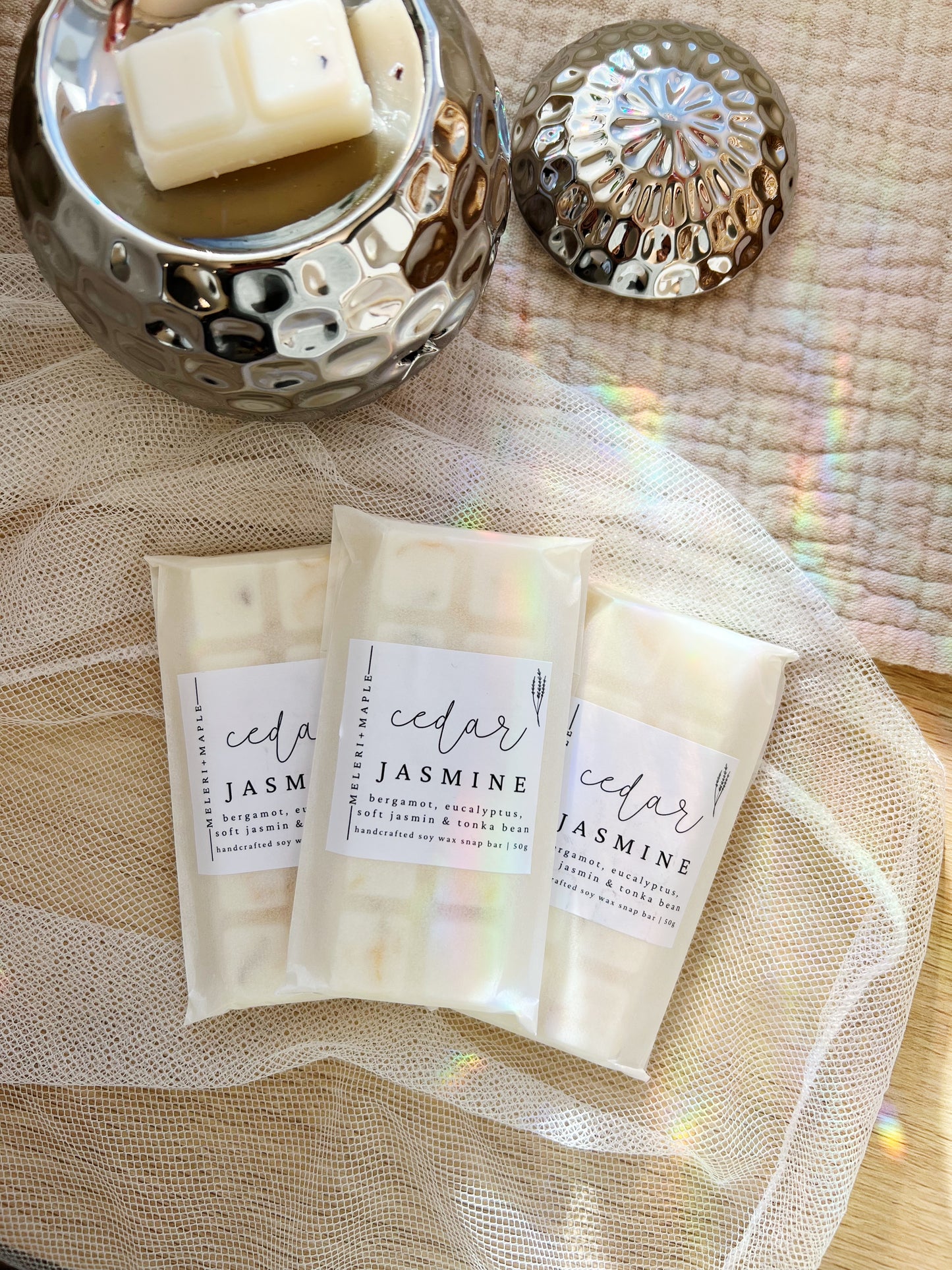 Cedar & Jasmine Snap Bar Wax Melt