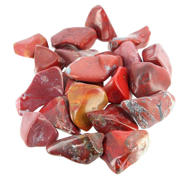 Rød Jaspis Krystallchips