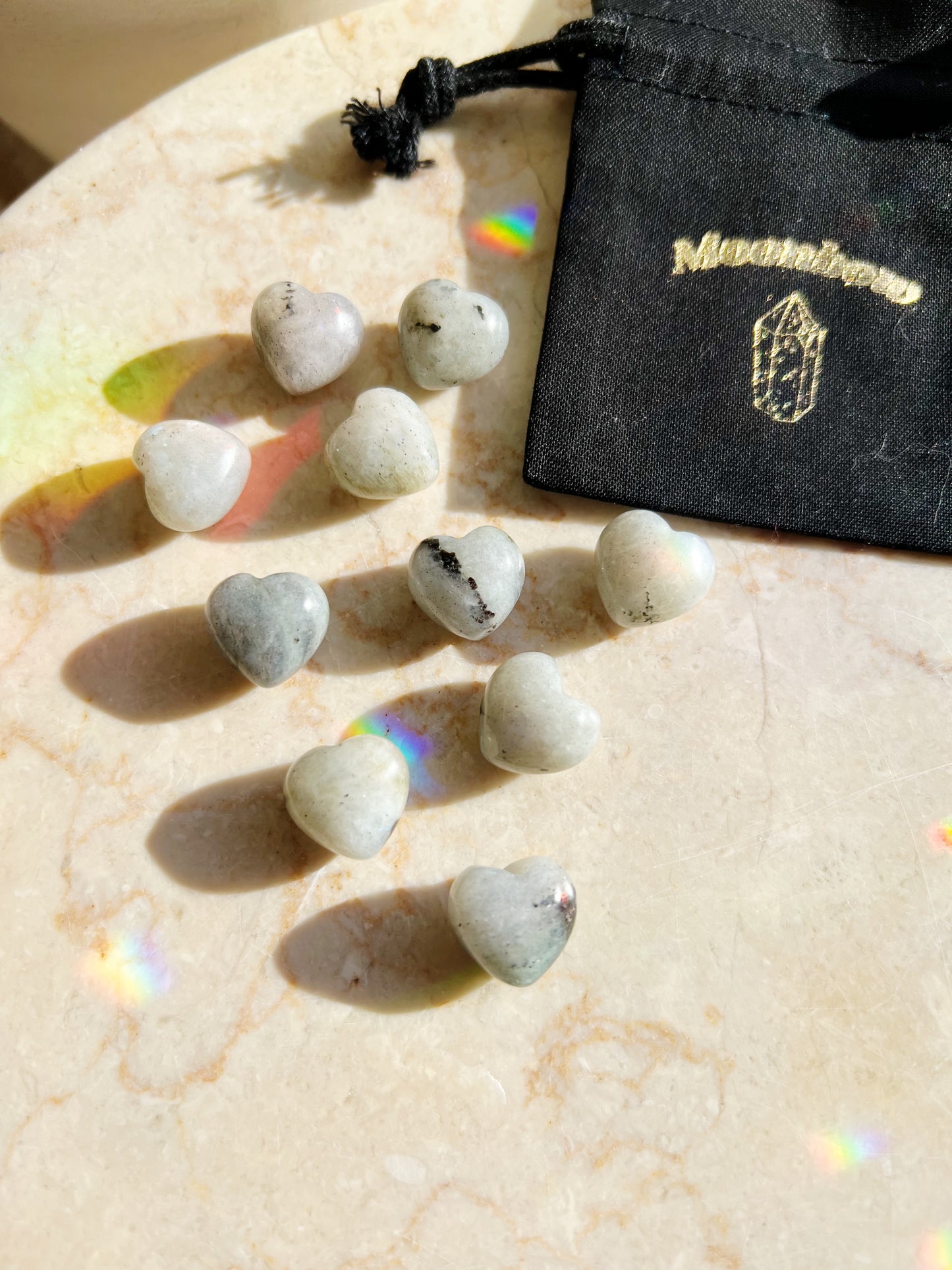 Mini Labradoritt Krystallhjerte