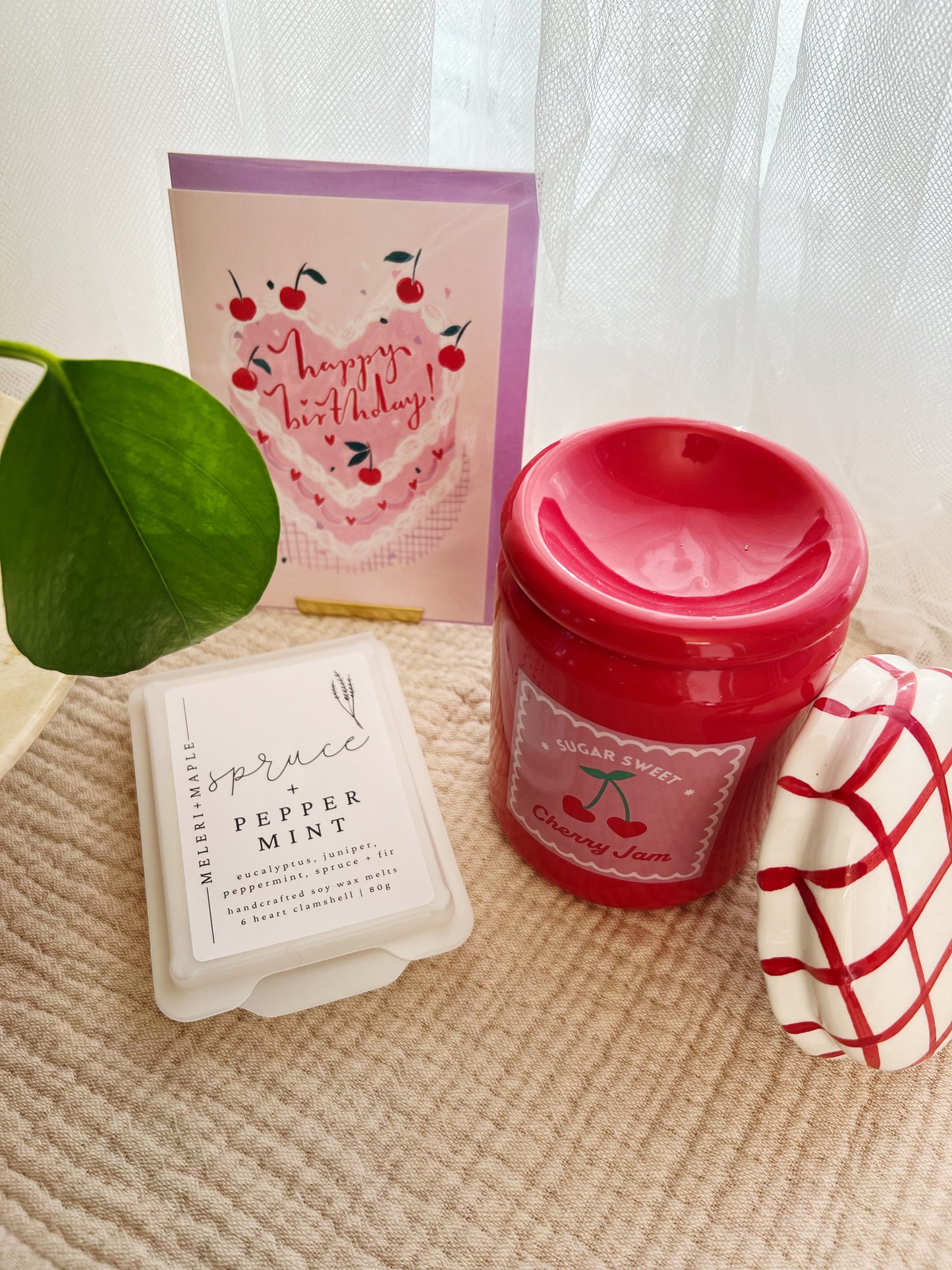 Cherry Jam Jar Wax Melt Brenner
