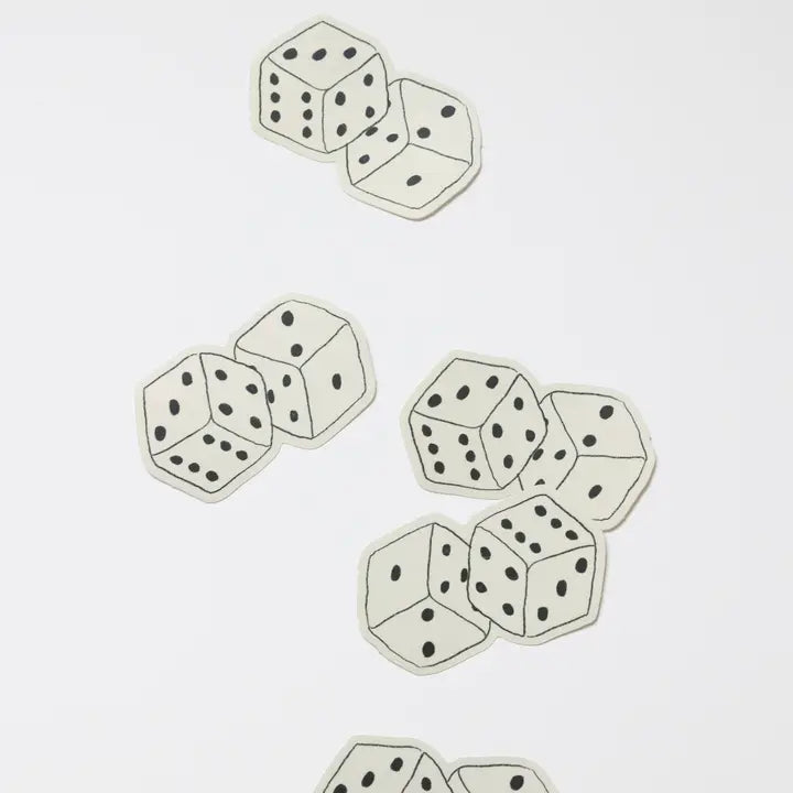 Pair of Dice Klistremerke