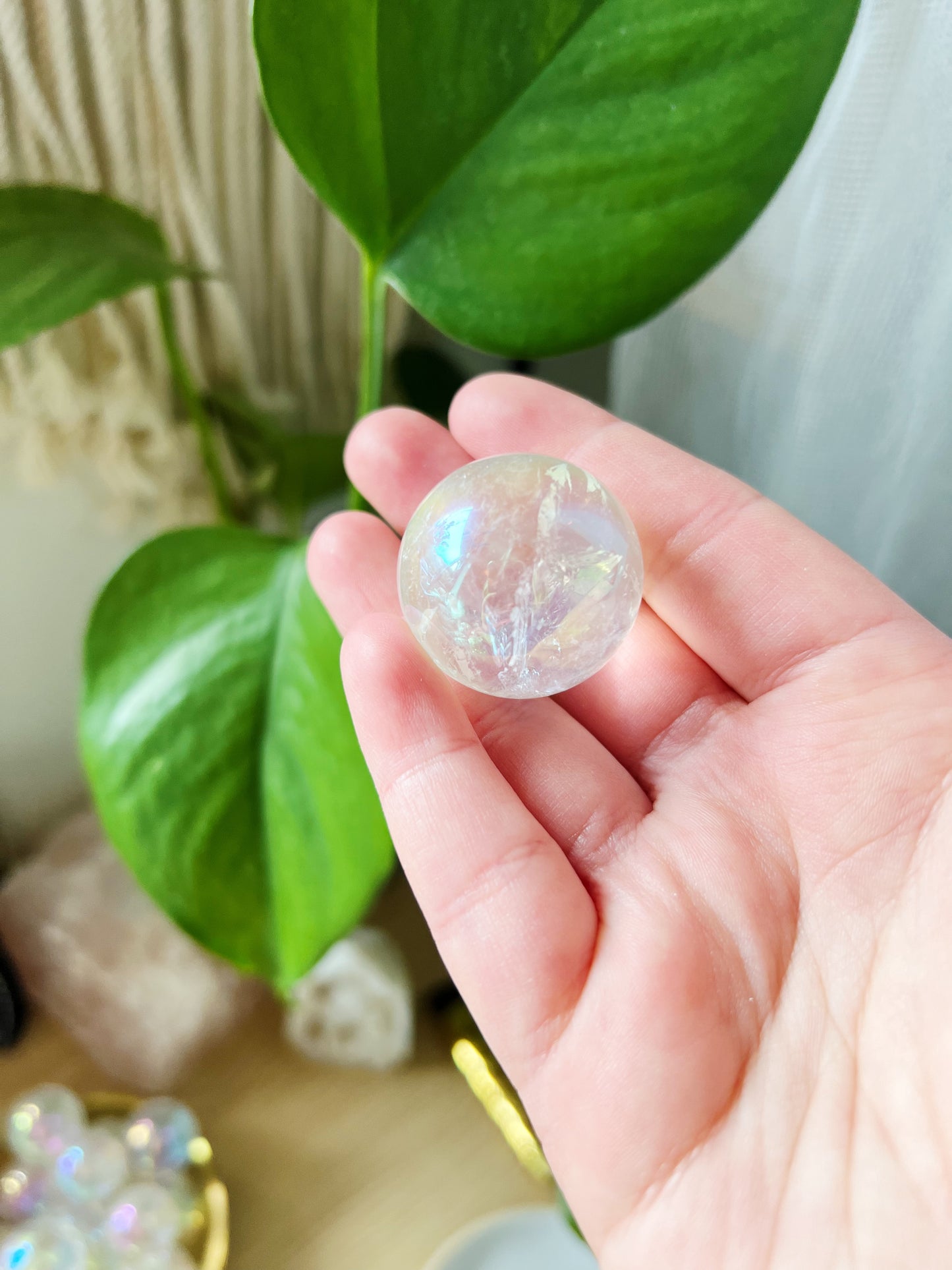 Angel Aura Bergkrystall Kule