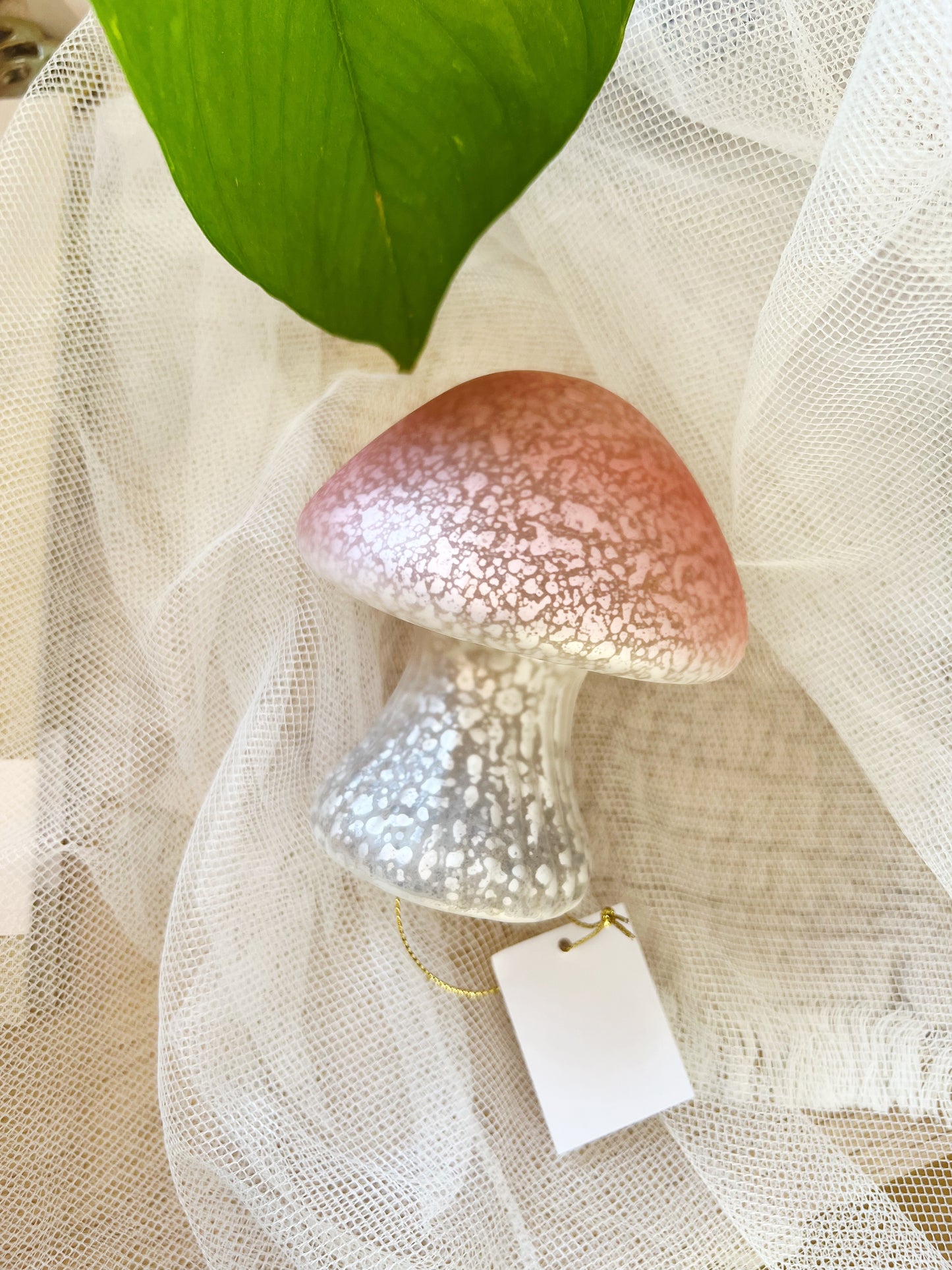 Liten Rosa Glasssopplampe