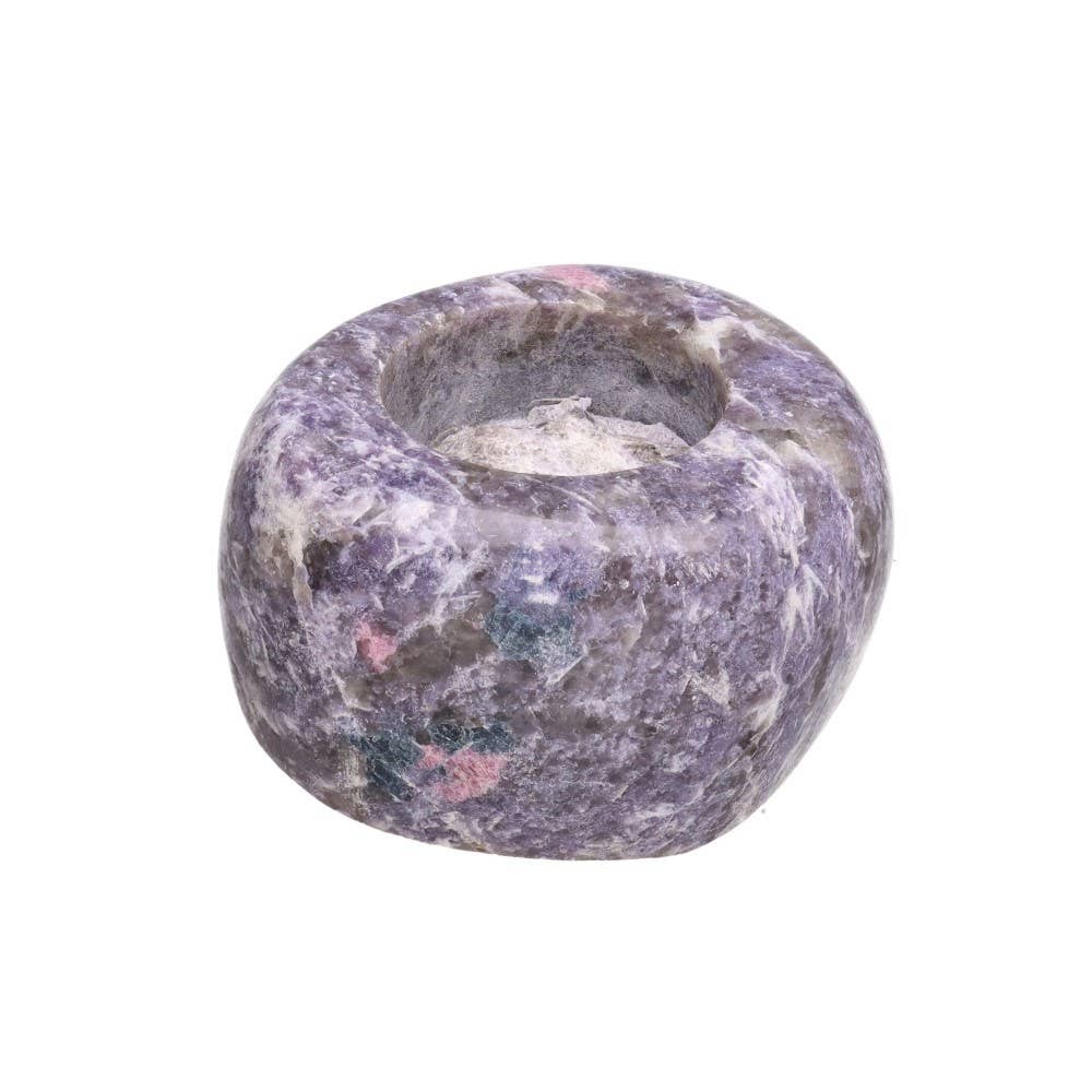 Mica Lepidolitt Telysholder