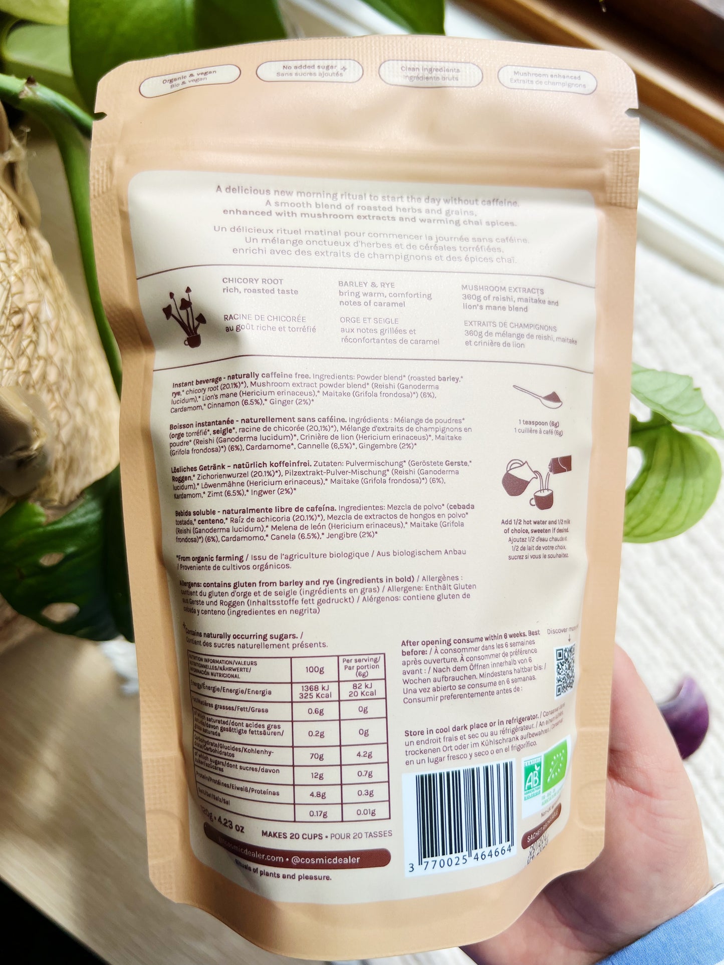 Herbal Koffee : Chai Spices + Lionsmane