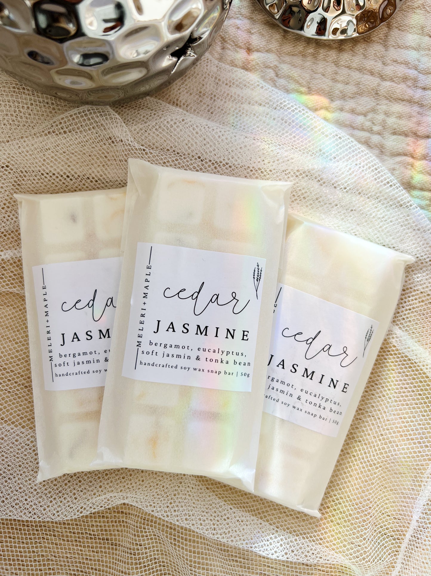 Cedar & Jasmine Snap Bar Wax Melt