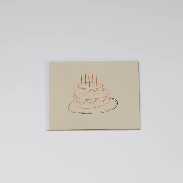 Cake Kort Med Konvolutt