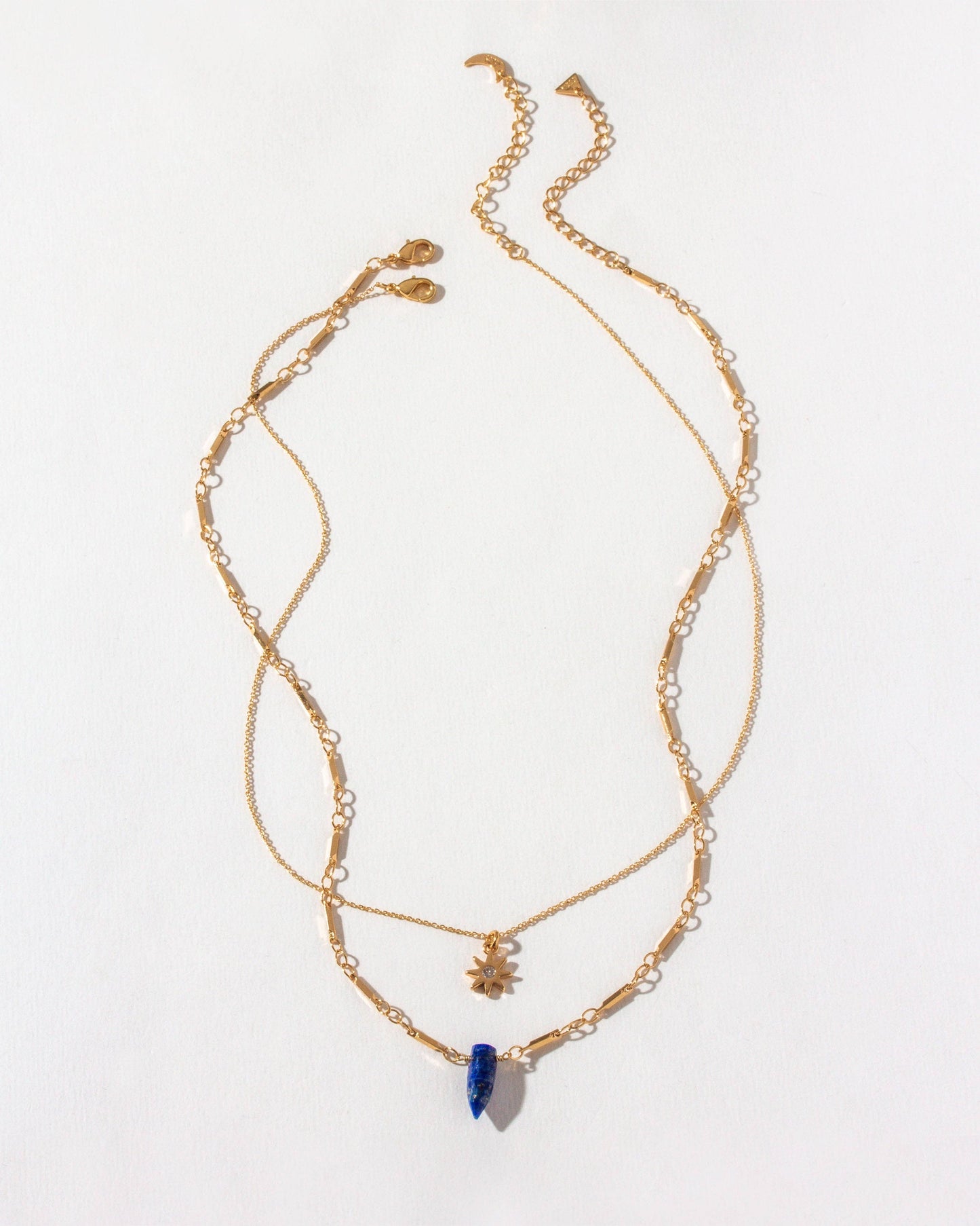 Solar Eclipse Lapis Lazuli Halskjedesett