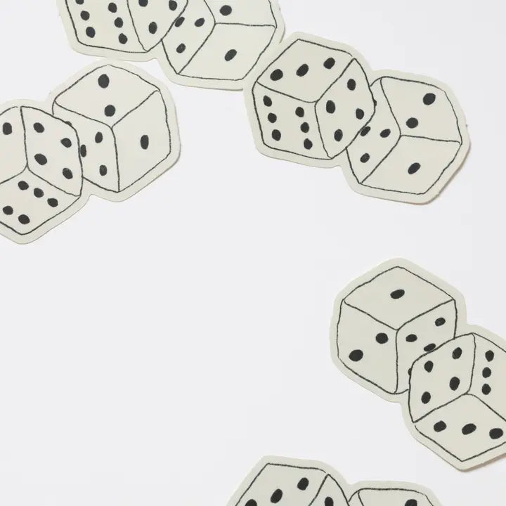 Pair of Dice Klistremerke
