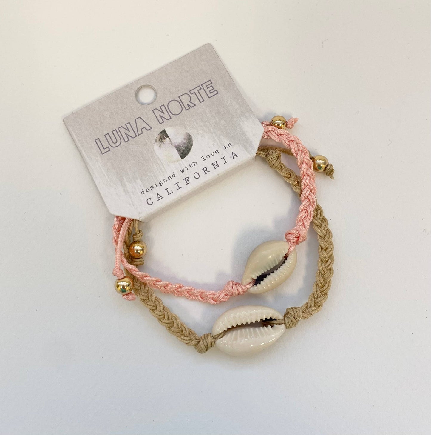 Cowrie Coral Armbåndsett
