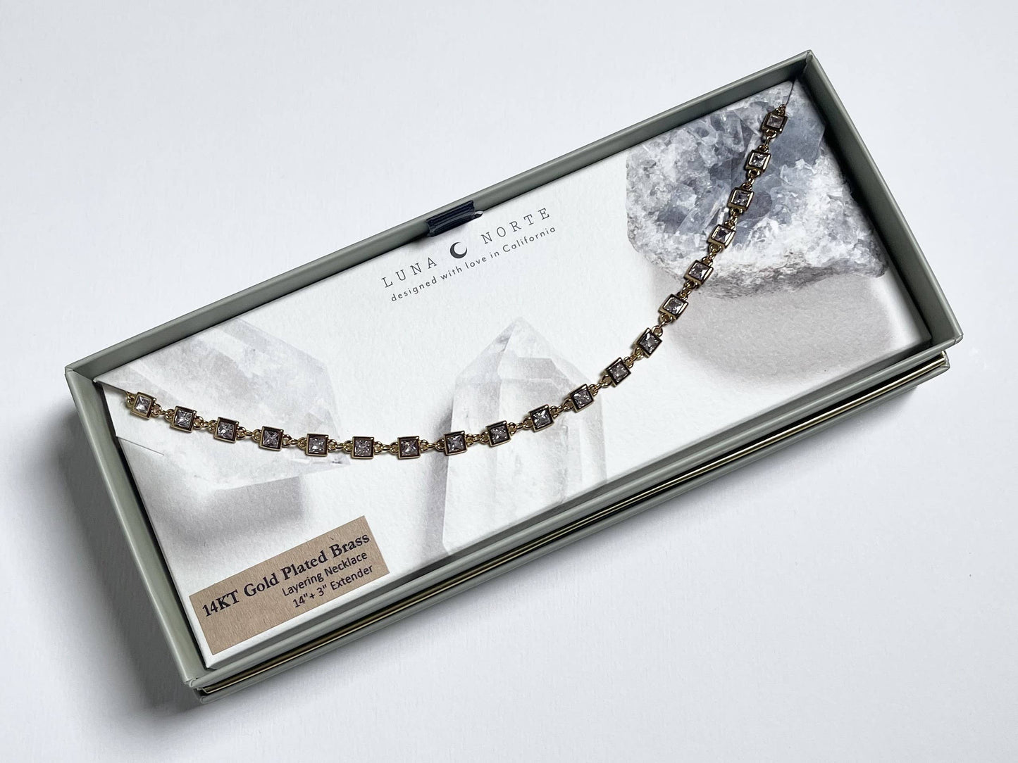 Grid Spectrum Collar Chain Halskjede