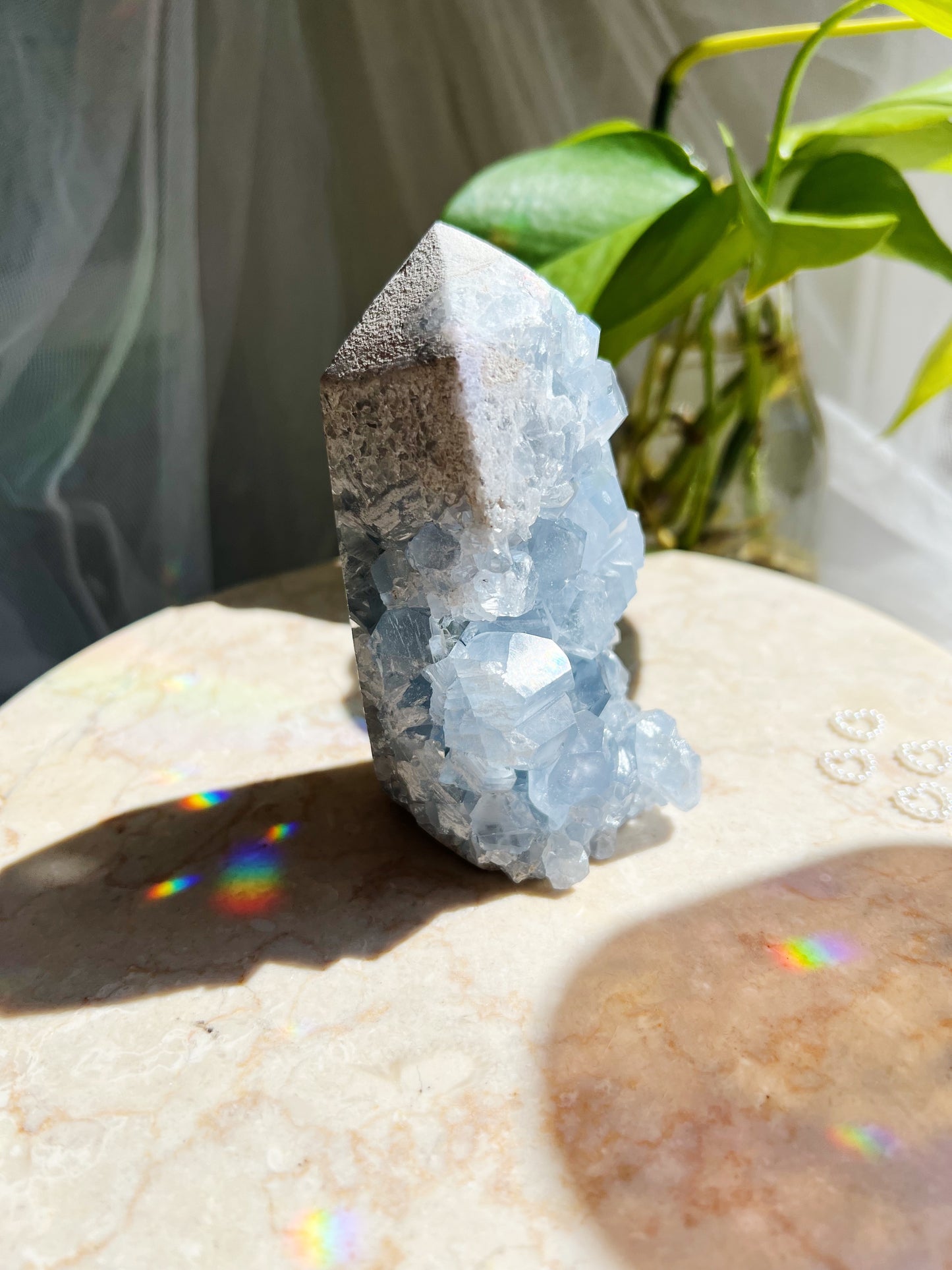 Celestin KrystalltÄrn / Prisms 600-690g