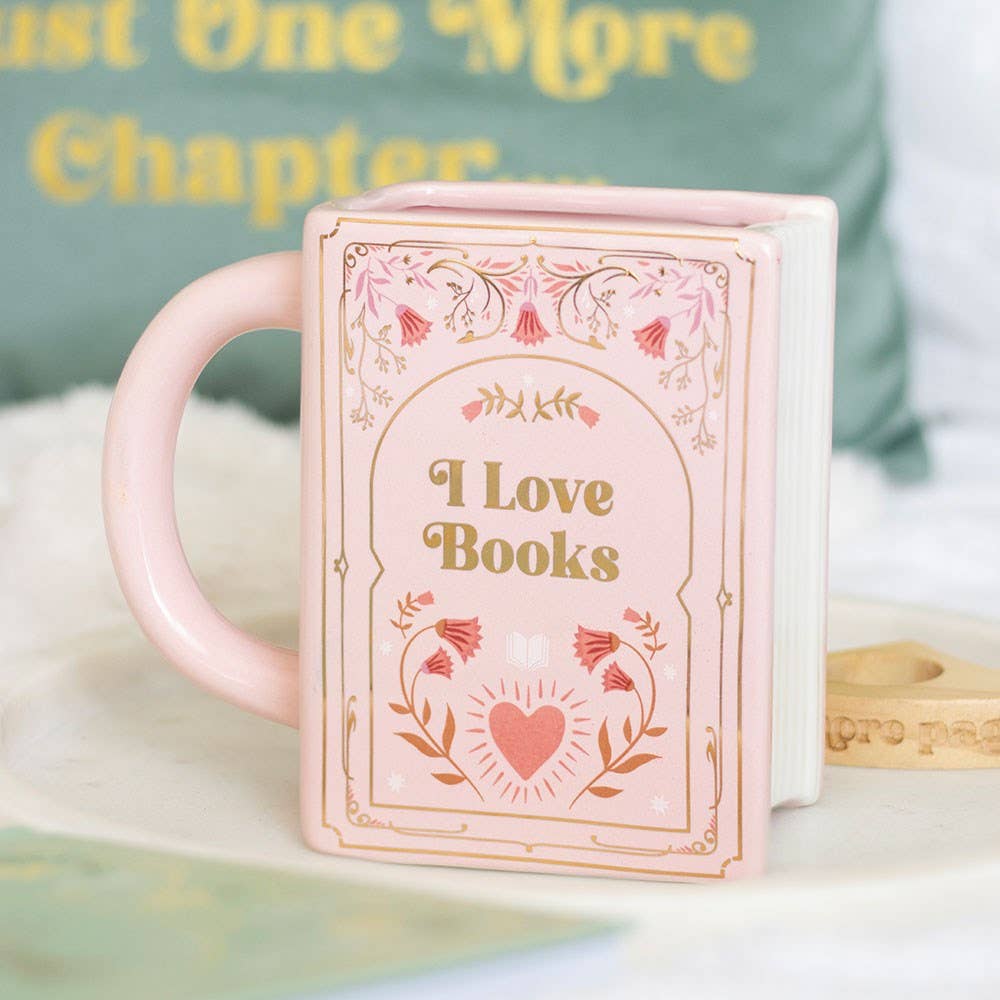 I Love Books Bokformet Kopp