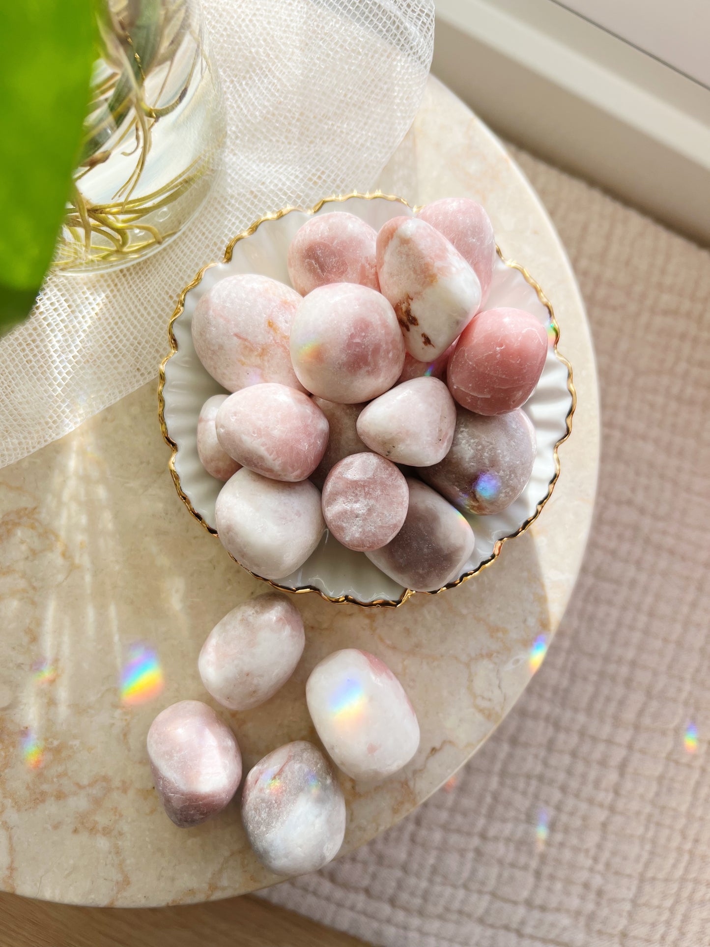 Rosa Opal Krystall