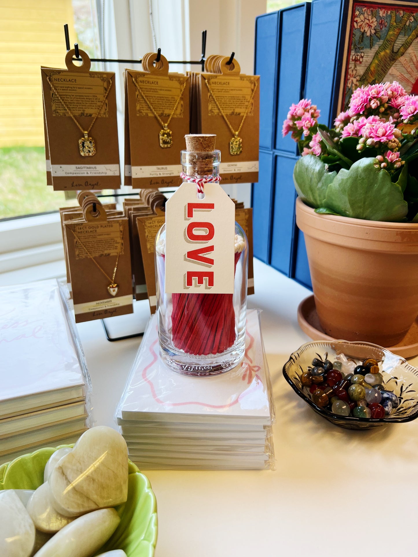 LOVE Luxury Fyrstikker I Glassflaske