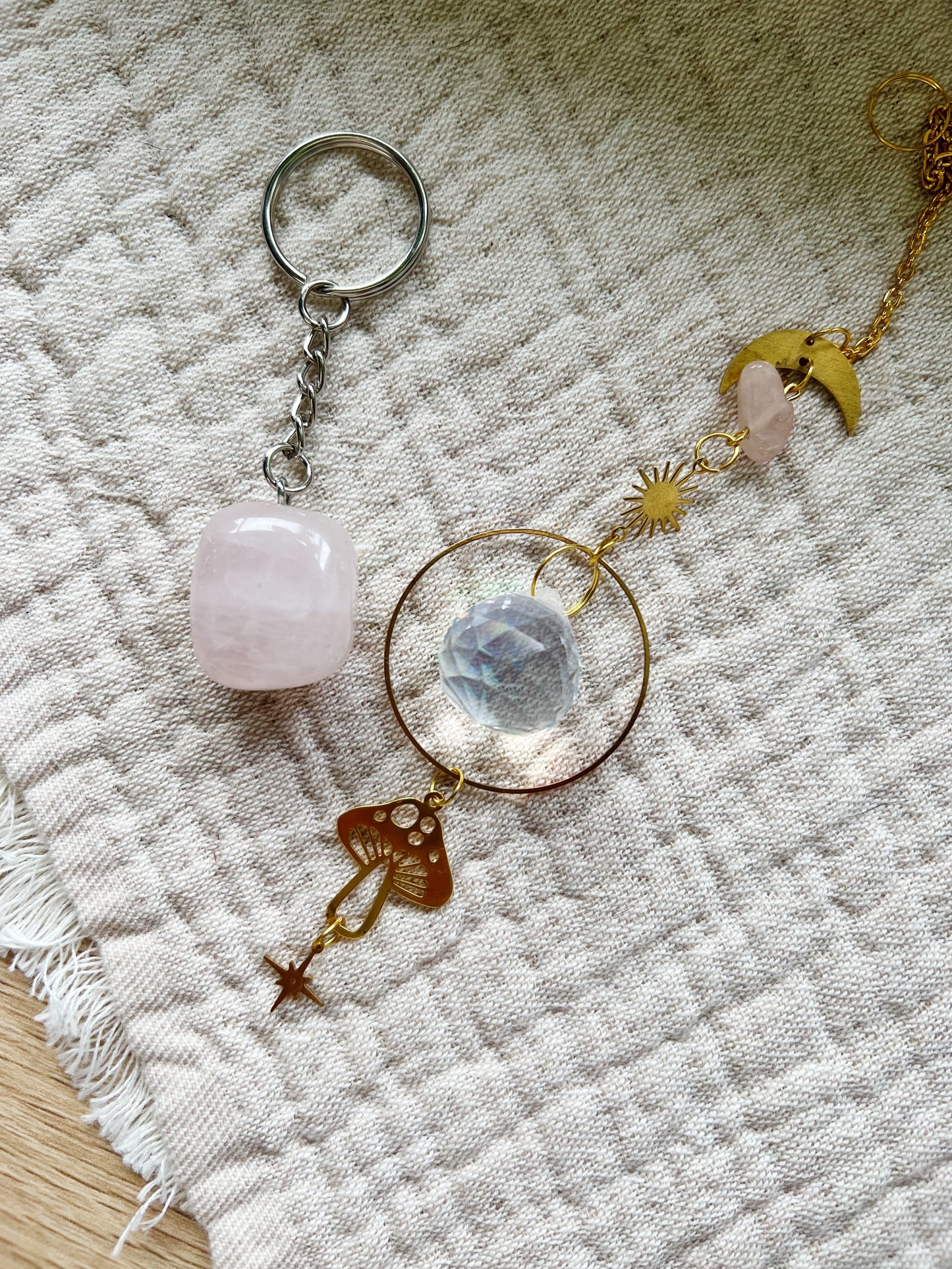 Julegavesett Suncatcher og nøkkelknippe