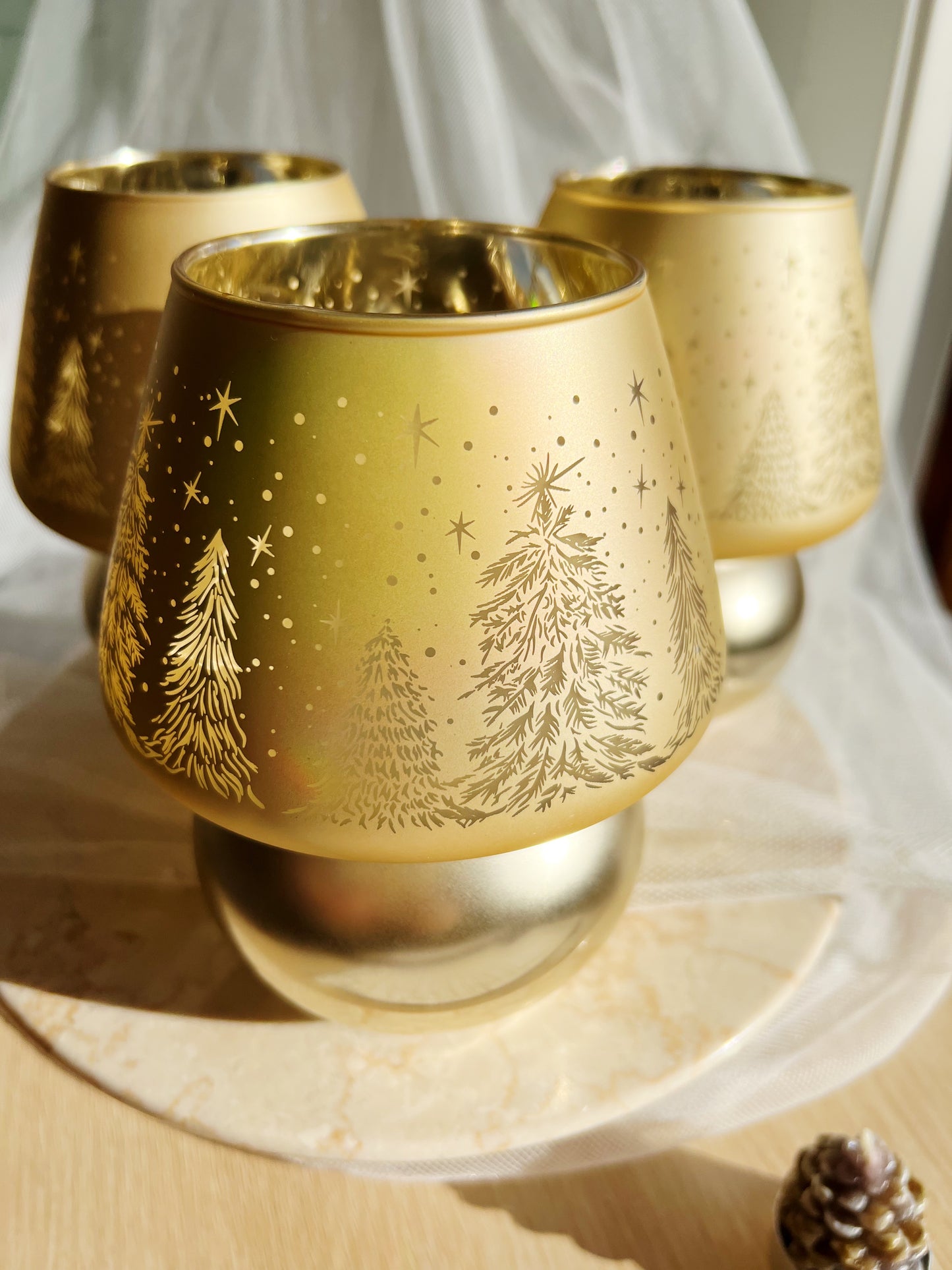 Julelampe i Gull – Bright Xmas (15 cm)