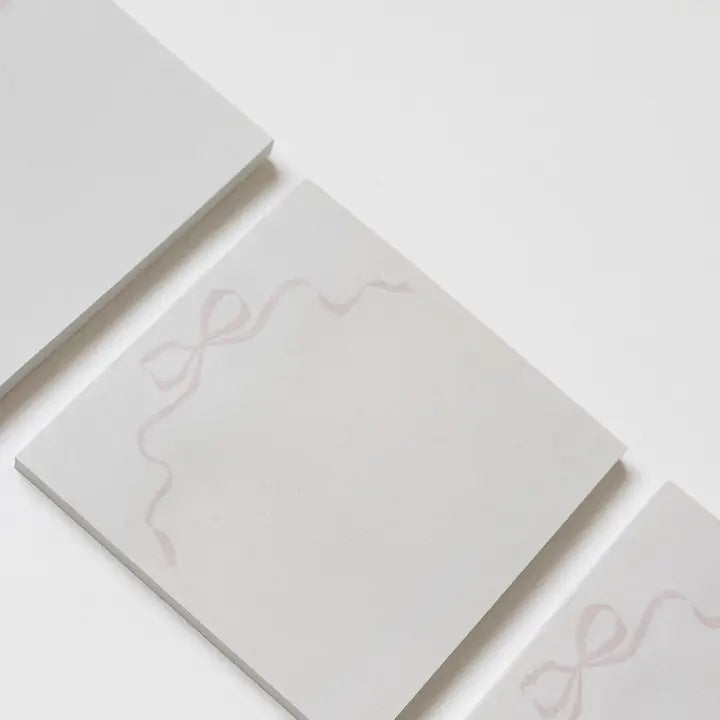 Pink Bow Sticky Notes