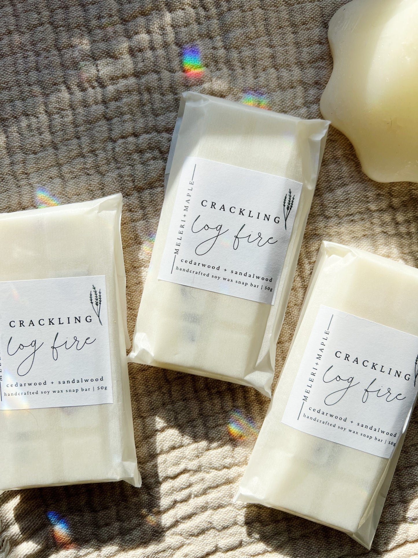 Crackling Log Fire Snap Bar Wax Melt