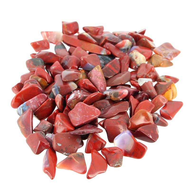 Rød Jaspis Krystallchips