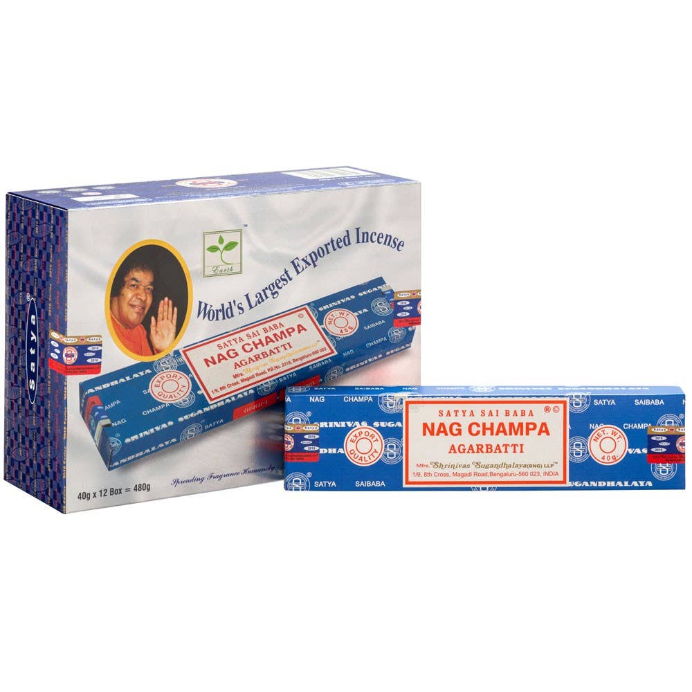 40g Nag champa Røkelsepinner