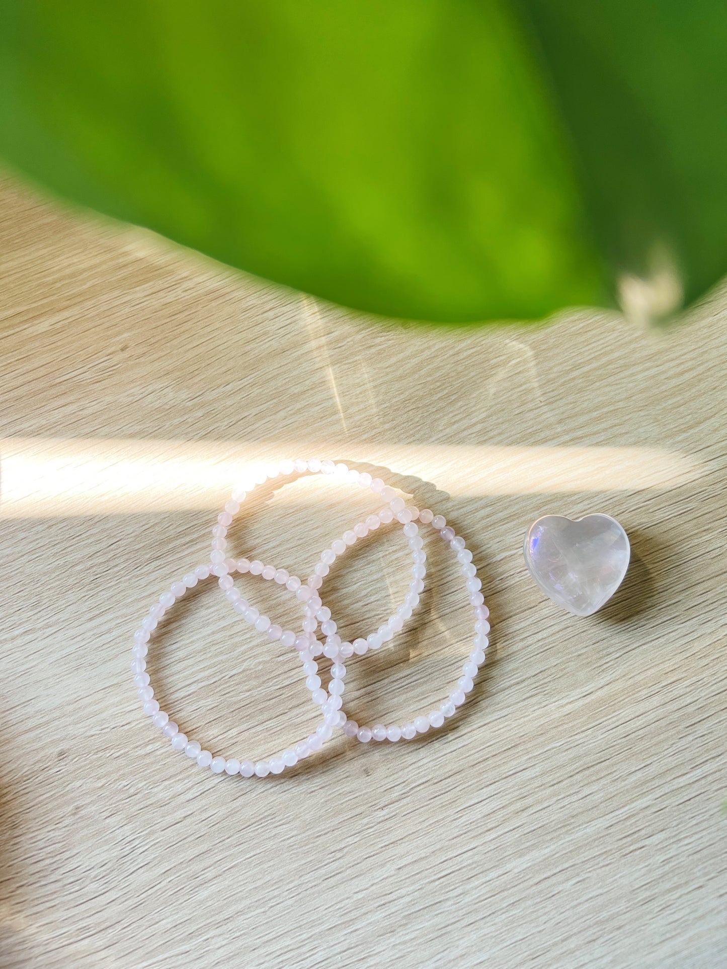 Rosenkvarts Armbånd 4mm