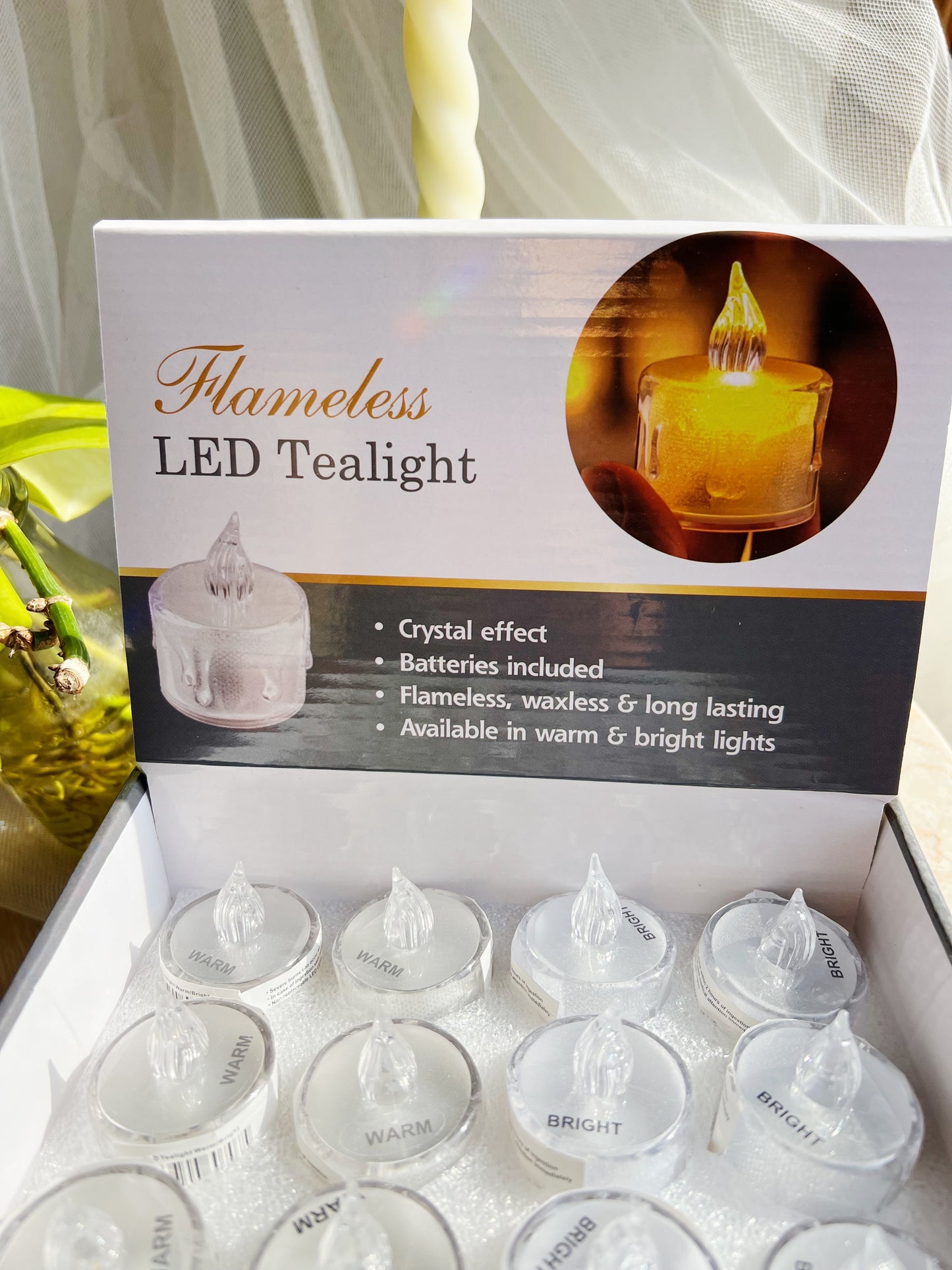 LED Telys – Varmt eller Klart lys